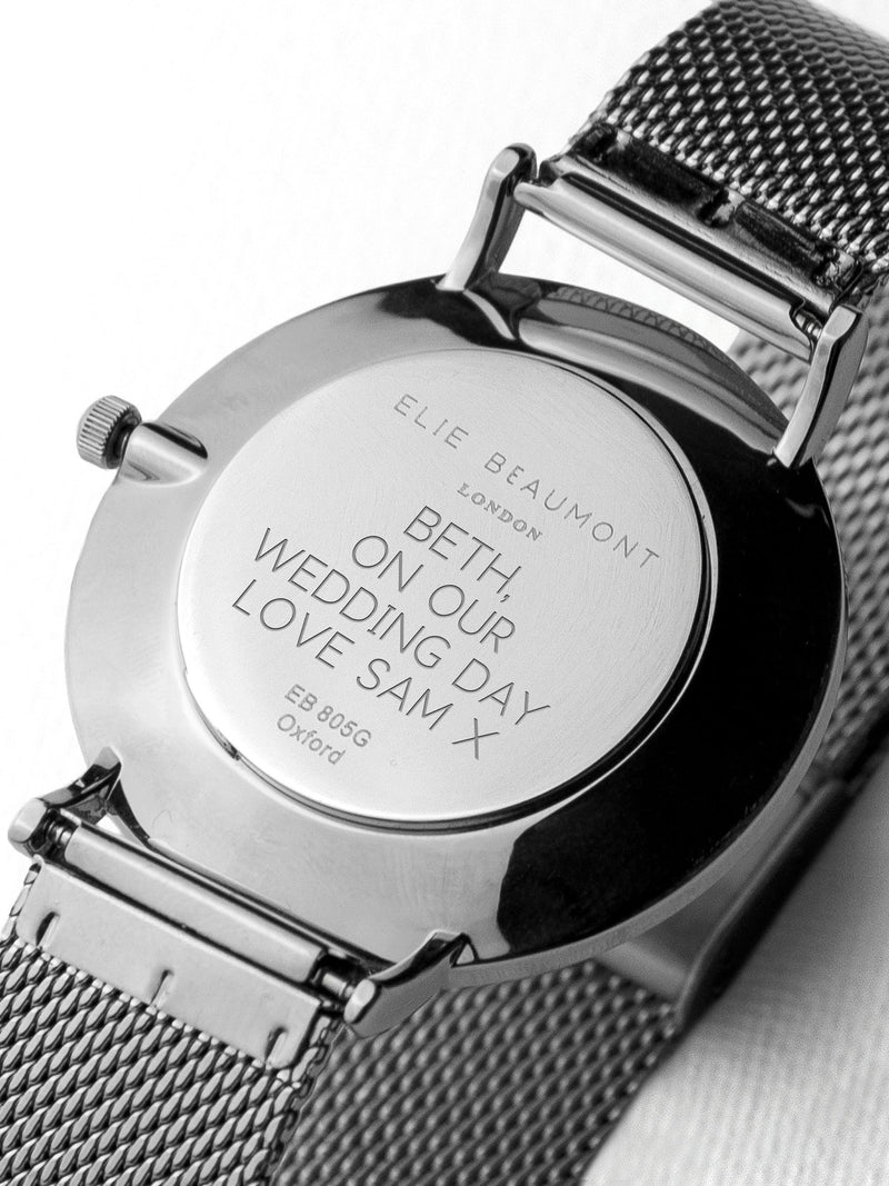 Elie Beaumont personalised ladies watch 38mm, UK version