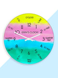 Treat Republic personalised childrens wall clock 20cm, UK version