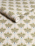 Joules wallpaper sample palm geo print A4, UK version