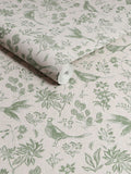 Joules green pheasant wallpaper sample A4, imported from the UK