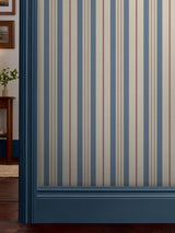 Next Joules Grove Stripe Pink/Green Wallpaper Sample A4- Buy online at McGrocer