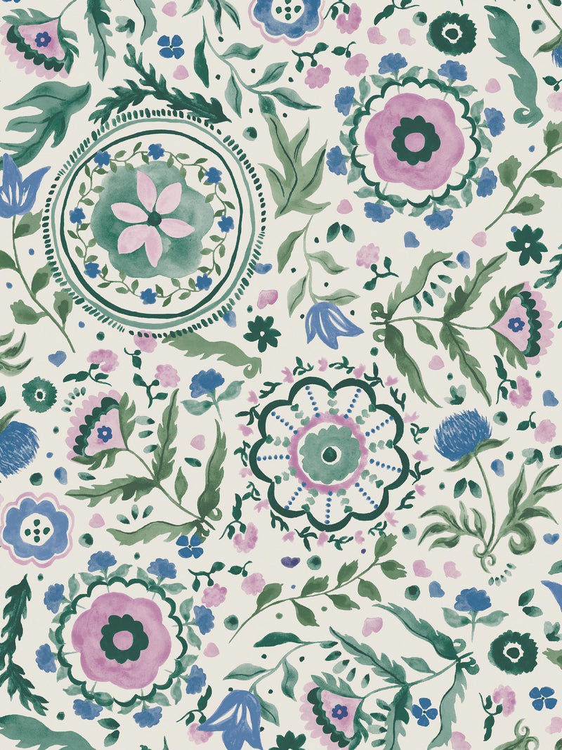 Joules Festival Flowers wallpaper sample paste the wall - British product