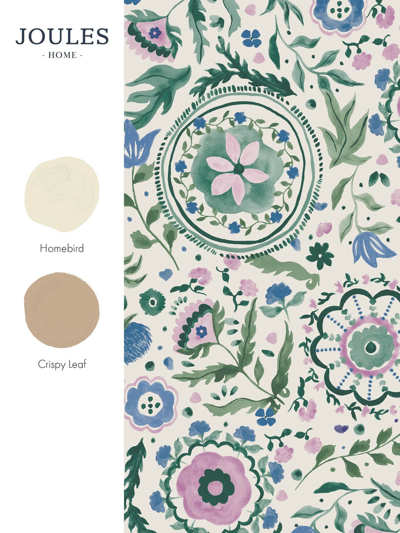 Joules Festival Flowers wallpaper sample paste the wall - British product