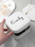 Treat Republic Personalised Jewellery Case 9x9x5cm, imported from the UK