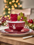 Dibor Red Stag dinner set 12 piece (British brand)