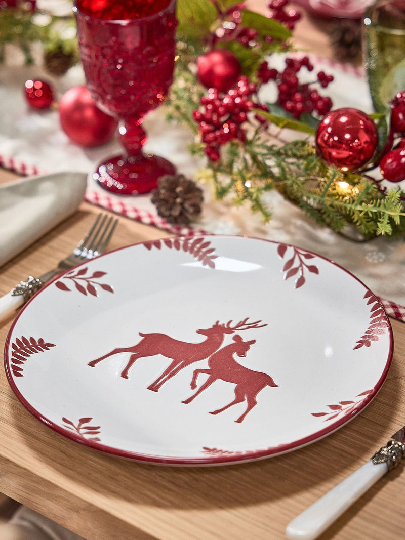 Dibor Red Stag dinner set 12 piece (British brand)