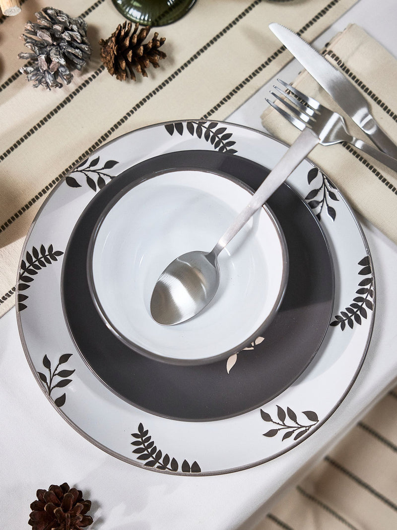 Dibor grey stag dinner set 12 piece (British brand)