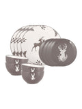 Dibor grey stag dinner set 12 piece (British brand)