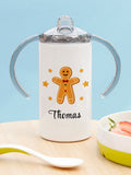 Treat Republic personalised gingerbread kids sippy cup 400ml (British brand)