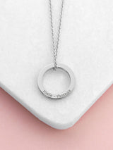 Next Treat Republic Personalised Family Ring Necklace- Buy online at McGrocer