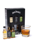 Jack Daniels Trio Selection miniature whisky gift set with glass, UK version