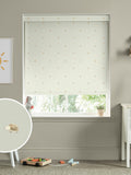 Sophie Allport sage green hedgehog roller blind (British brand)