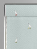 Sophie Allport blue running ducks roman blind 100% cotton, UK version