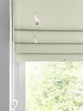 Sophie Allport Roman blind sage green running ducks - British product