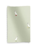 Sophie Allport Roman blind sage green running ducks - British product