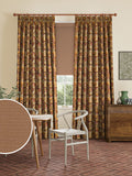 William Morris made to measure roller blind Acorn Brown - British product