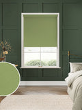 William Morris Nettle Green Waltham roller blind (British brand)