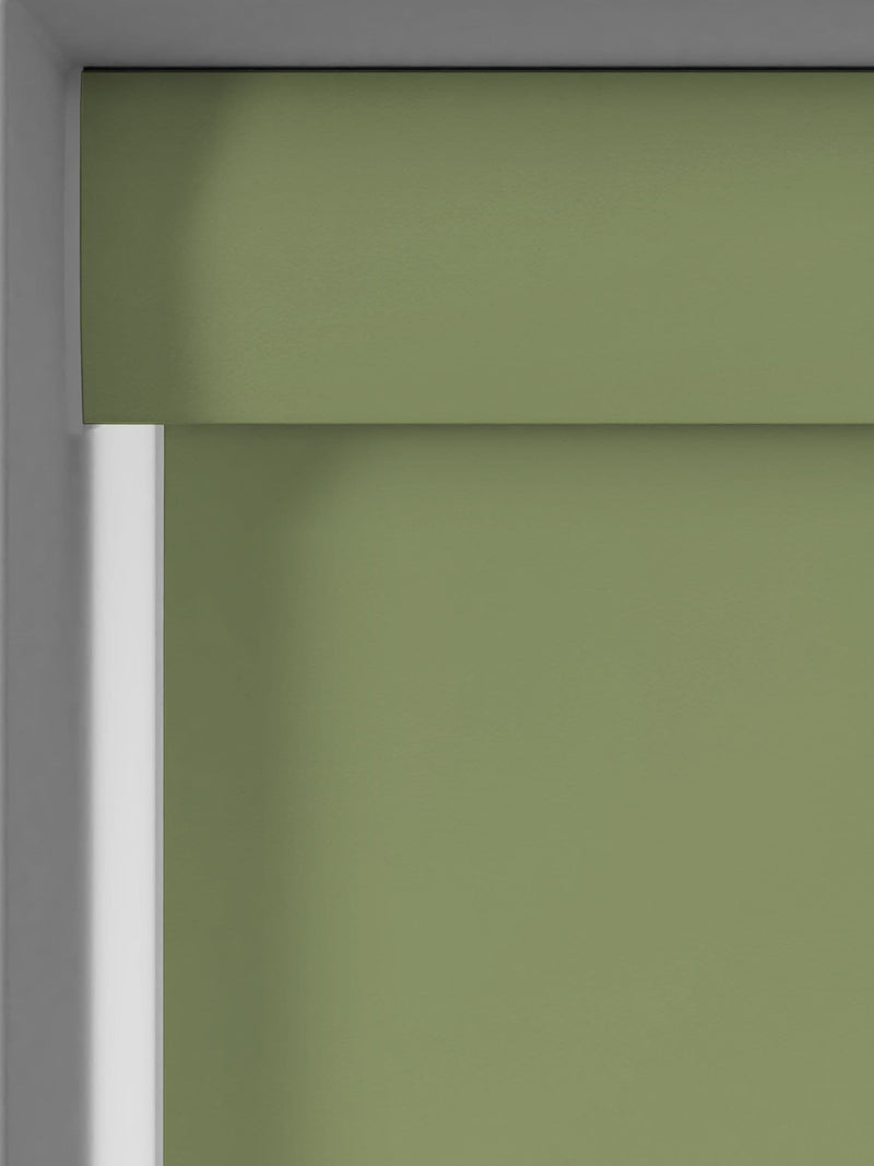 William Morris Nettle Green Waltham roller blind (British brand)