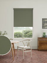 Next William Morris At Home Waltham Moss Green Made to Measure Blackout Roller Blind- Buy online at McGrocer