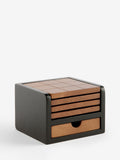 Natural Bronx noughts and crosses wooden coasters (British brand)