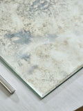 Silver Galaxy Glass Placemats Set of 2 29cm x 29cm (British brand)