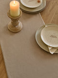 Natural Pumpkin Textured Kitchen Table Runner
