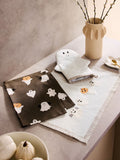 Gus the Ghost black and white tea towel oven mitt bundle (British brand)
