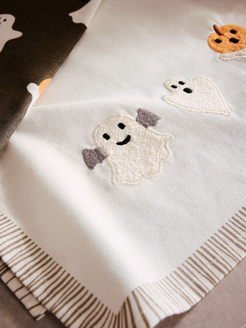 Gus the Ghost black and white tea towel oven mitt bundle (British brand)
