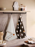 Gus the Ghost black and white tea towel oven mitt bundle (British brand)