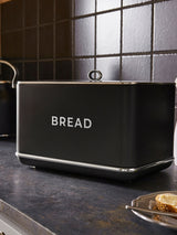 Next Tower Black Renaissance Bread Bin- Buy online at McGrocer