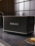 Tower Black Renaissance bread bin (British brand)