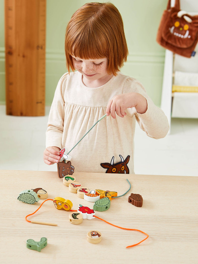 JoJo Maman Bébé Natural Gruffalo Threading Beads (British brand)