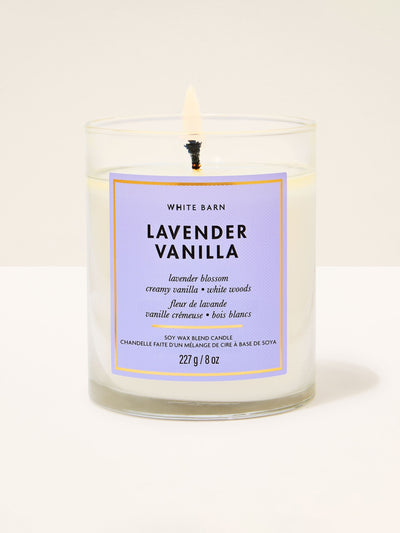 Next Bath & Body Works Lavender Vanilla Single Wick Candle 227g- Buy online at McGrocer