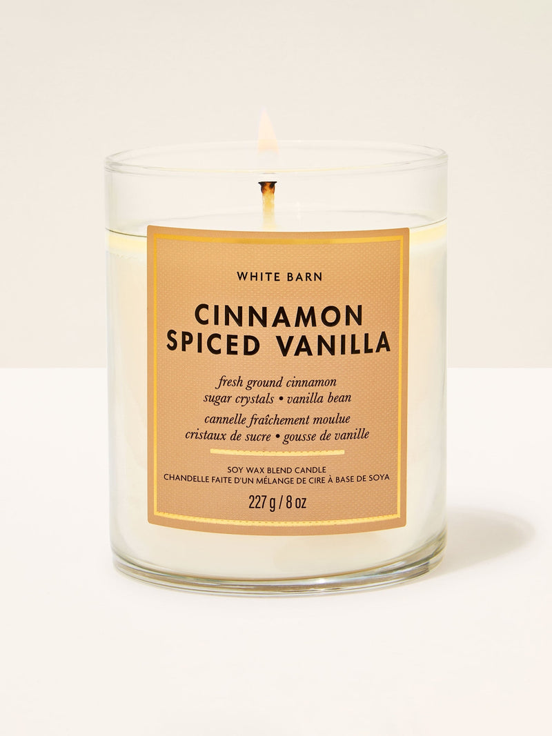 Bath & Body Works Cinnamon Spiced Vanilla candle 227g - British product