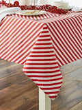 Catherine Lansfield candy cane table cloth 137x178 cm - British product