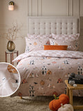 Halloween reversible duvet cover and pillowcase set, imported from the UK