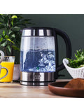 Russell Hobbs Black and Clear Illuminating Glass Kettle