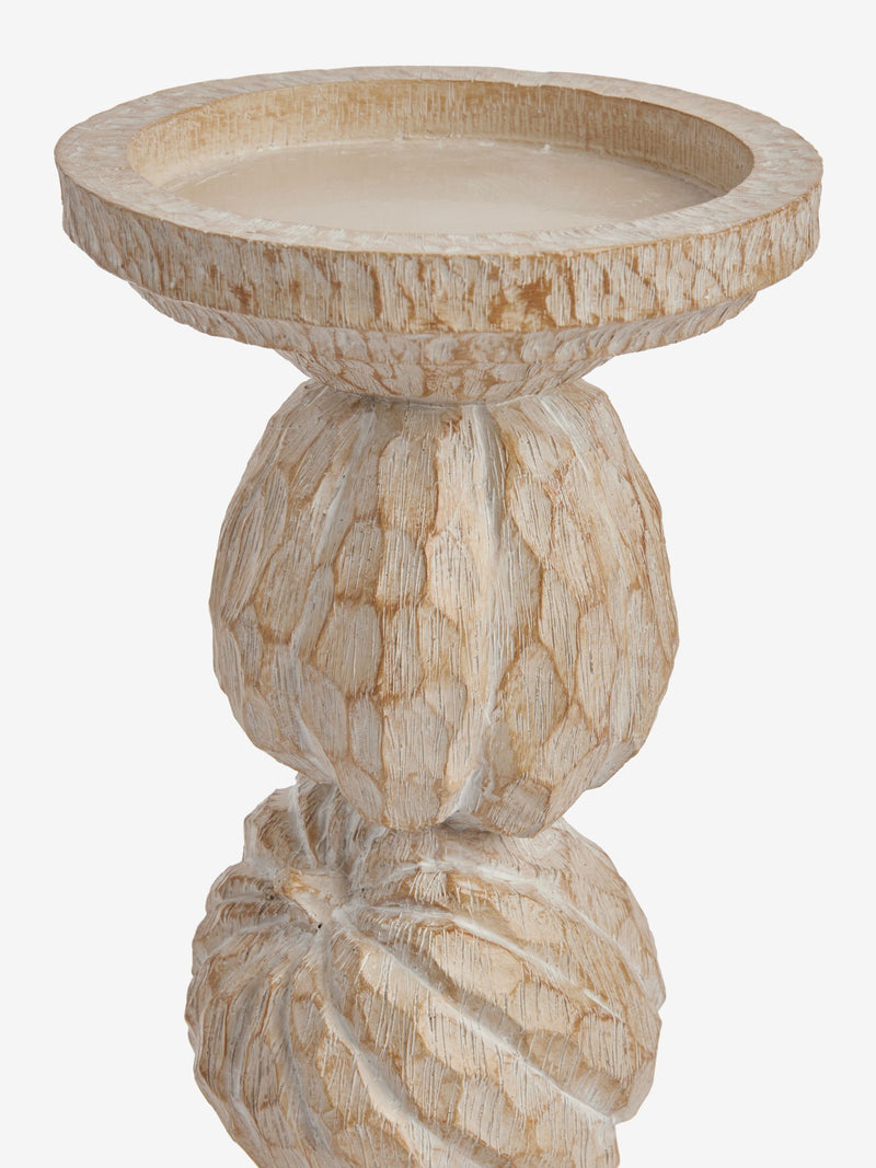 Natural Pumpkin Pillar Candle Holder, imported from the UK