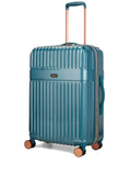 Rock Selene blue medium suitcase, imported from the UK