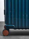 Rock Selene blue medium suitcase, imported from the UK