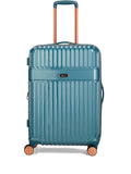 Rock Selene blue medium suitcase, imported from the UK