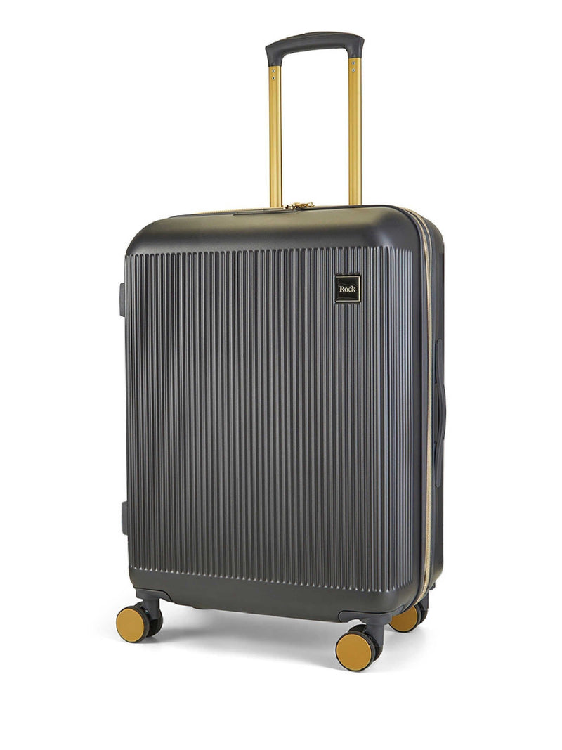 Rock Aria medium suitcase grey (British brand)