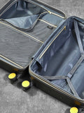 Rock Aria medium suitcase grey (British brand)