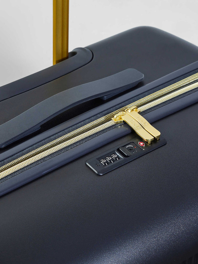Rock Aria medium suitcase grey (British brand)