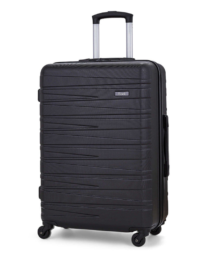 Rock Seattle medium hard-shell suitcase black (British brand)