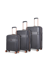 Next Rock Selene Grey 3 Piece Suitcase Set- Buy online at McGrocer