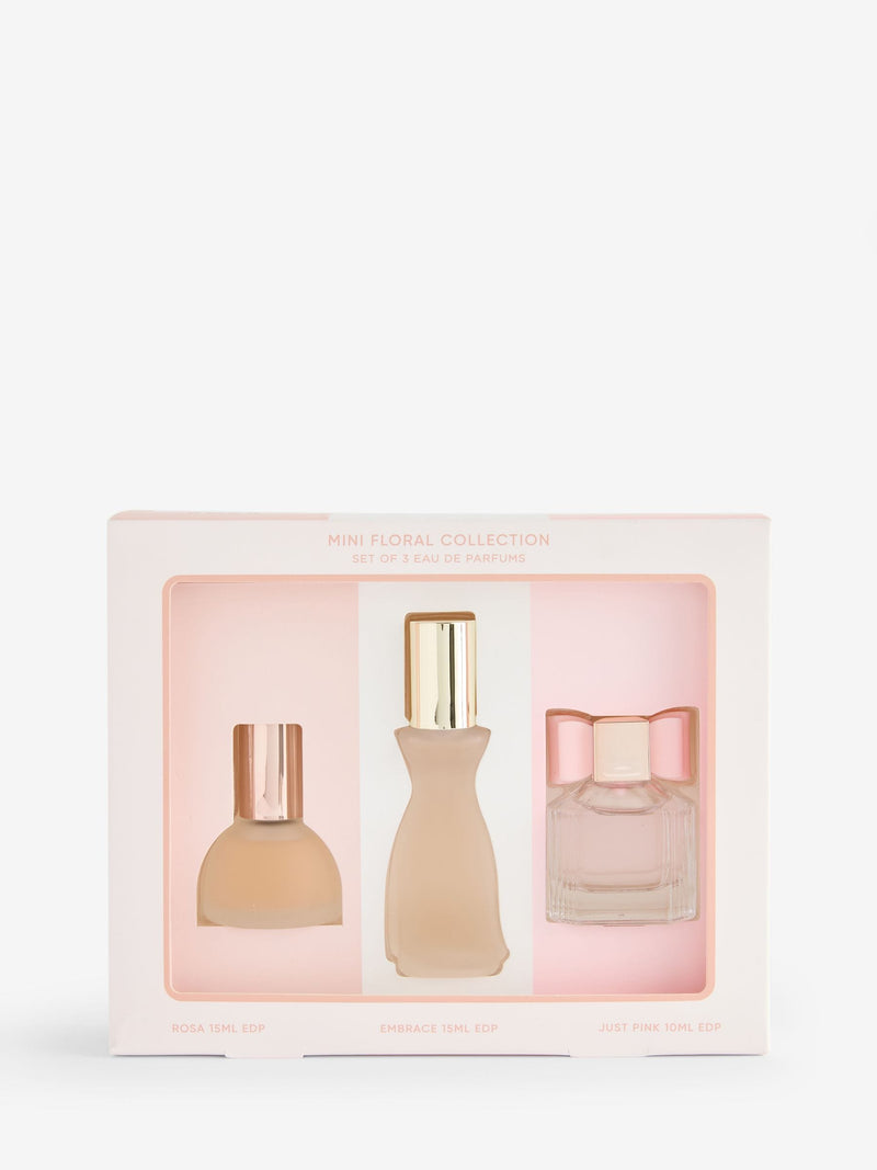 Floral perfume gift set 3x10ml, imported from the UK