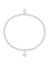Next Estella Bartlett Silver Tone Open Petal Flower Sienna Bracelet 16.5cm- Buy online at McGrocer