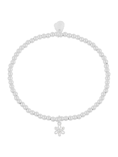 Next Estella Bartlett Silver Tone Open Petal Flower Sienna Bracelet 16.5cm- Buy online at McGrocer