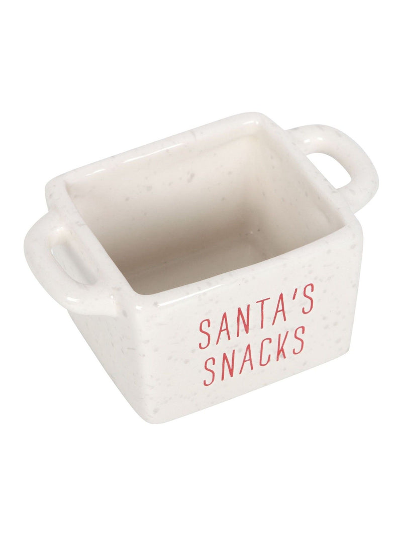 Something Different white ceramic Christmas snack bowls set of 3 (British brand)